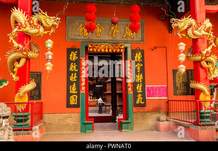 Temple chinois à Kuala Lumpur, Malaisie Banque D'Images