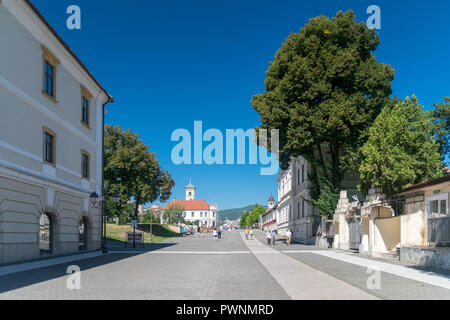 ALBA IULIA, Roumanie - 11 août 2018 : l'intérieur de la Citadelle Alba-Carolina à Alba Iulia, Roumanie. Banque D'Images