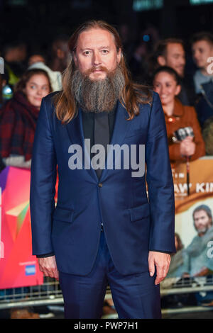 Londres, Royaume-Uni. 17 octobre, 2018. David Mackenzie King assiste à la 'Outlaw' premiere, BFI London Film Festival, UK - 17 Oct 2018 Crédit : Gary Mitchell, GMP Media/Alamy Live News Banque D'Images