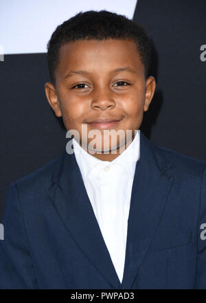 Hollywood, CALIFORNIE, États-Unis. 17 octobre 2018. 17 octobre 2018 - Hollywood, Californie - Jibrail Nantambu. ''Halloween'' Los Angeles première au TCL Chinese Theatre. Crédit photo : Birdie Thompson/Admedia Banque D'Images