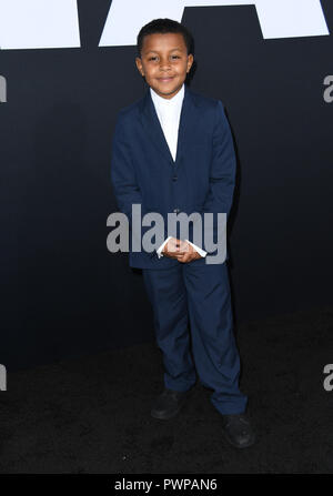 Hollywood, CALIFORNIE, États-Unis. 17 octobre 2018. 17 octobre 2018 - Hollywood, Californie - Jibrail Nantambu. ''Halloween'' Los Angeles première au TCL Chinese Theatre. Crédit photo : Birdie Thompson/Admedia Banque D'Images