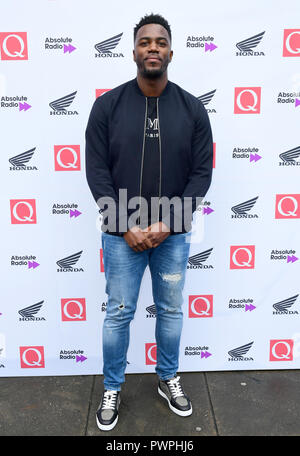 Au cours de la Gilligan Mo Q Awards 2018 en association avec Radio absolue au Roundhouse de Camden, Londres. Banque D'Images