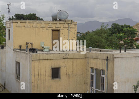 Vue sur le toit à Kaboul, Afghanistan Banque D'Images