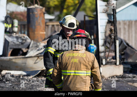 Tireur d'incendie criminel survenu en Springfield Oregon 27 Octobre Banque D'Images