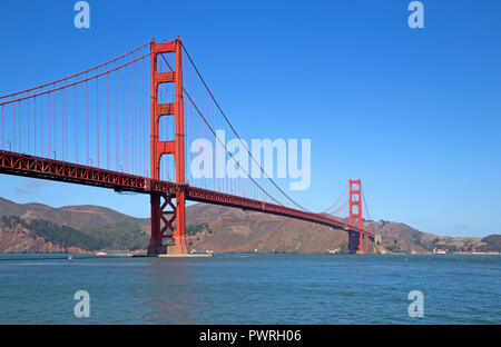 Golden Gate Bridge à San Francisco, Californie Banque D'Images