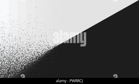 Fond noir et blanc des explosions de poussières, l'effet de pulvérisation modèle d'illustration vectorielle pour votre conception Illustration de Vecteur