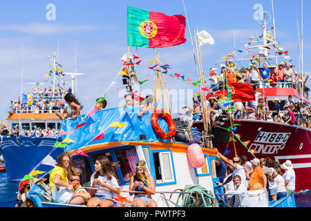 "Nossa Senhora dos Milagres' Canical en fête, l'île de Madère, Portugal, septembre 2018. Banque D'Images