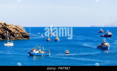 "Nossa Senhora dos Milagres' Canical en fête, l'île de Madère, Portugal, septembre 2018. Banque D'Images