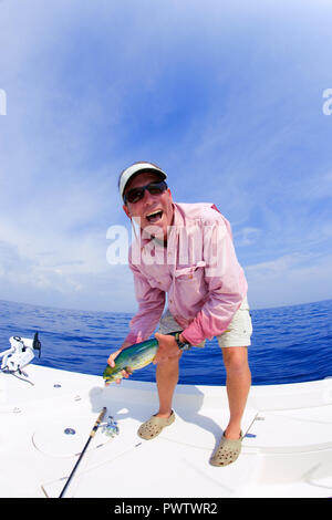 La pêche sportive en eau salée en Floride, USA Banque D'Images