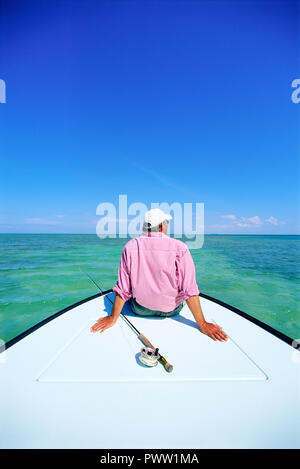 La pêche sportive en eau salée en Floride, USA Banque D'Images