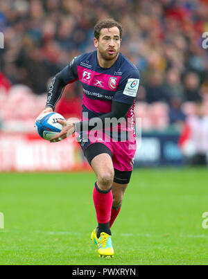 Gloucester Rugby's Danny Cipriani Banque D'Images