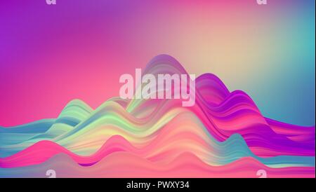 Abstract colorful vector background color flow, l'onde liquide Illustration de Vecteur