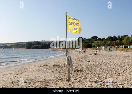 Tôt le matin calme la Knoll beach, Studland Bay, Swanage, Dorset, England, UK Banque D'Images