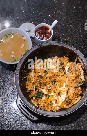 Bibimbap coréen, cuisine bol à riz Banque D'Images
