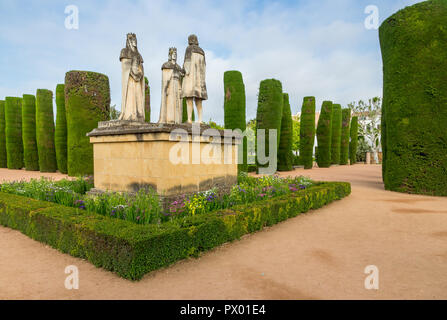 Jardin de l'Alcazar Royal, Cordoue, Andalousie, Espagne, Europe Banque D'Images