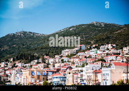 Crystal Clear Sur Athènes Athènes, Paysage Urbain, vue relaxante à Athènes, Grèce Banque D'Images