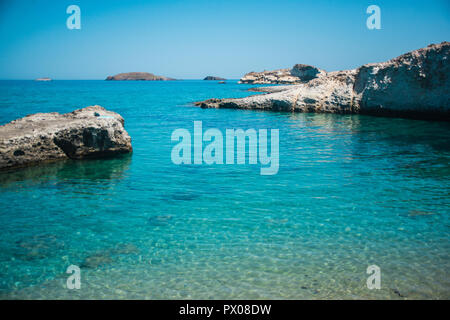 Se rendre à la mer, sentir la beauté et la magie de la Grèce Banque D'Images