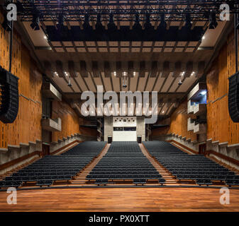 Le Purcell Room restauré au Queen Elizabeth Hall, Southbank Centre, Londres, Royaume-Uni. Banque D'Images