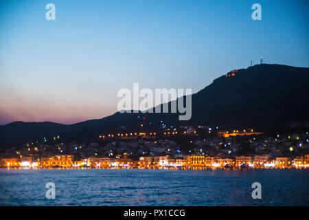 Se rendre à la mer, sentir la beauté et la magie de la Grèce Banque D'Images