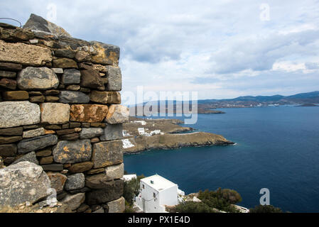 L'Europe, Grèce, îles du Dodécanèse, astipalea, hora, château Banque D'Images