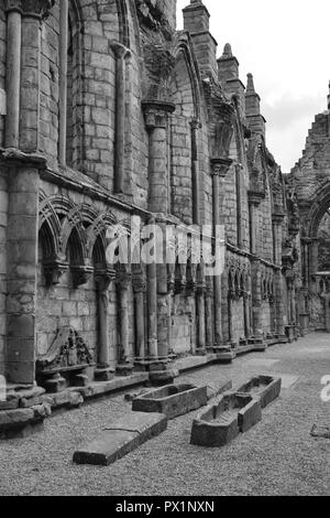 Ruines de la paroisse de Holyrood Banque D'Images