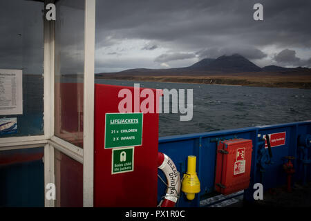 Ferry de Islay vers Jura, en Ecosse. Banque D'Images