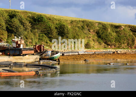 Paysage près de port de Scapa Flow, Orcades, Ecosse, Highlands, Royaume-Uni Banque D'Images