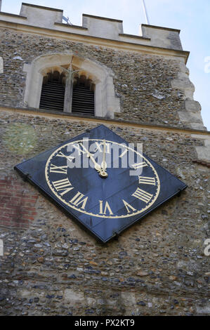 L'église Saint Pierre, de Tewin, Hertfordshire, Dates à Saxon fois. Il a été restauré c1086 lorsque la nef et le choeur ont été construits par Peter De Valoignes, Banque D'Images