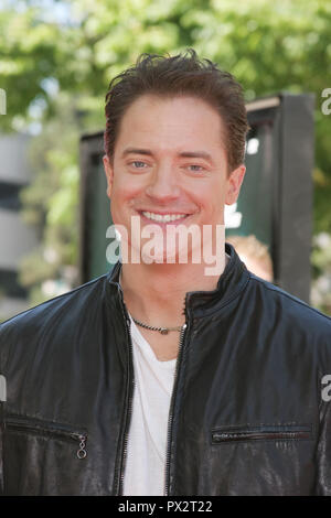 Brendan Fraser 06/29/08 "Voyage au centre de la Terre' Premiere @ Mann Village Theatre, Los Angeles Photo de Megumi Torii/HNW / PictureLux 29 juin 2008 File Reference #  33686 167HNWPLX Banque D'Images