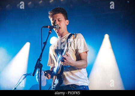 Danemark, copenhague - le 18 octobre 2018. La chanteuse et auteur-compositeur dix tonnes effectue un concert live à Tap1 à Copenhague. (Photo crédit : Gonzales Photo - Peter Troest). Gonzales : Crédit Photo/Alamy Live News Banque D'Images