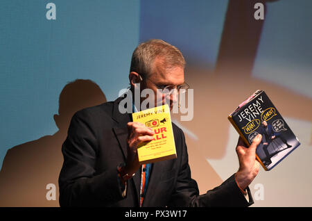 Jeremy Vine au Festival littéraire de Dorchester, Jeremy Vine (présentateur, animateur et journaliste. Finnbarr Crédit : Webster/Alamy Live News Banque D'Images