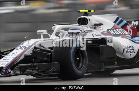 Austin, Texas, États-Unis. 19 Oct, 2018. 35 ''SERGEY SIROTKIN'' Williams Martini Racing pendant les préliminaires. Credit : Hoss McBain/ZUMA/Alamy Fil Live News Banque D'Images