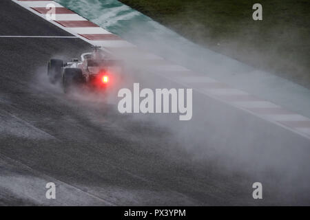 Marcus ERICSSON (SWE), Alfa Romeo Sauber F1 Team C37, au cours de l'action du Championnat du Monde de Formule 1 2018, United States of America Grand Prix du 18 au 21 octobre à Austin, Texas, USA -/Sport Automobile : Championnat du Monde de Formule Un 2018 ; ; ; Grand Prix de Formule 1 des États-Unis, 2018 PIRELLI UNITED STATES GRAND PRIX, Circuit des Amériques 19.10.2018. Dans le monde d'utilisation | Banque D'Images