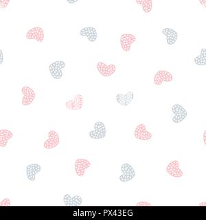 Transparente avec motif coeur enfantin Illustration de Vecteur