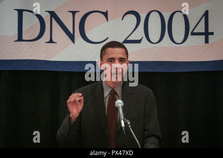 2004 Convention Nationale Démocratique à la Boston Fleet Center Banque D'Images