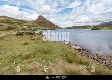 Cregennan lacs dans le parc national de Snowdonia Banque D'Images