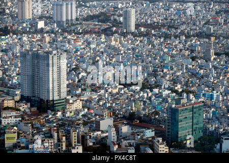 Cityscape de Ho Chin Minh Ville. Ho Chi Minh Ville. Le Vietnam. Banque D'Images