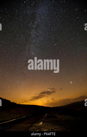 Photographie d'Astro ou de nuit. Étoiles la nuit Banque D'Images