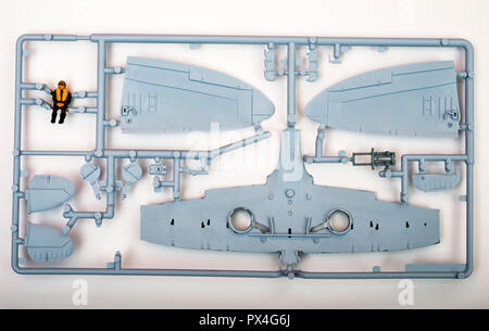 1/72 Airfix Spitfire modèle vente Banque D'Images