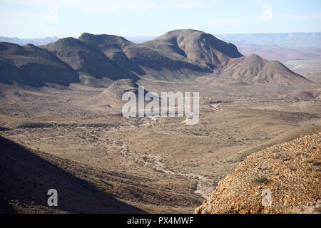 Landschaft am OliveTrail, Naukluft Gebirge, parc de Namib Naukluft, Namibie, Afrique Banque D'Images