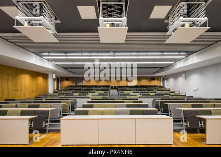 Rénovation Hogg salle de conférence. University of Westminster Marylebone rénovation Campus, Londres, Royaume-Uni. Architecte : N/A, 2017. Banque D'Images