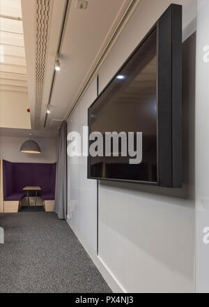 Salle rénovée. University of Westminster Marylebone rénovation Campus, Londres, Royaume-Uni. Architecte : N/A, 2017. Banque D'Images