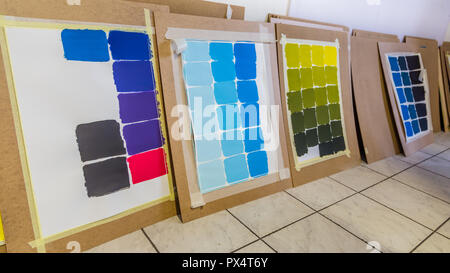 Toutes sortes de cartes en couleur Banque D'Images