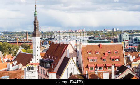 Ville de Tallinn en Estonie Banque D'Images