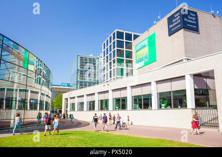 Amsterdam Musée Van Gogh Amsterdam façade extérieure Amsterdam Hollande Pays-bas eu Europe Banque D'Images