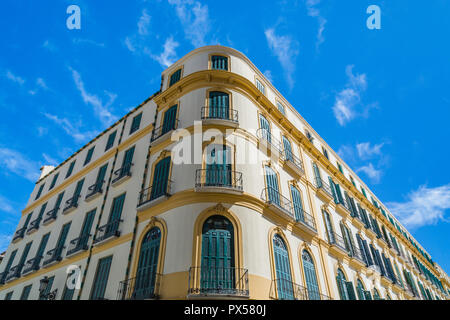 Malaga, Espagne - 11 mars 2017 : Fondation Picasso, Pablo Picasso's House Museum. Banque D'Images