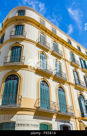 Malaga, Espagne - 11 mars 2017 : Fondation Picasso, Pablo Picasso's House Museum. Banque D'Images