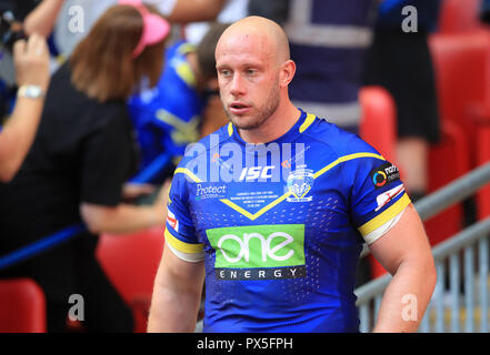 Chris Hill, Warrington Wolves Banque D'Images