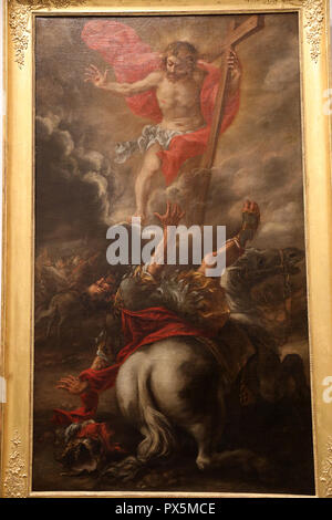 Musée des Beaux-Arts, Lyon, France. Juan de Valdes Leal, la conversion de Saint Paul (ch. 1660). Banque D'Images