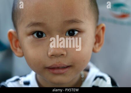 Vietnamien. Portrait. Cai Be. Le Vietnam. Banque D'Images